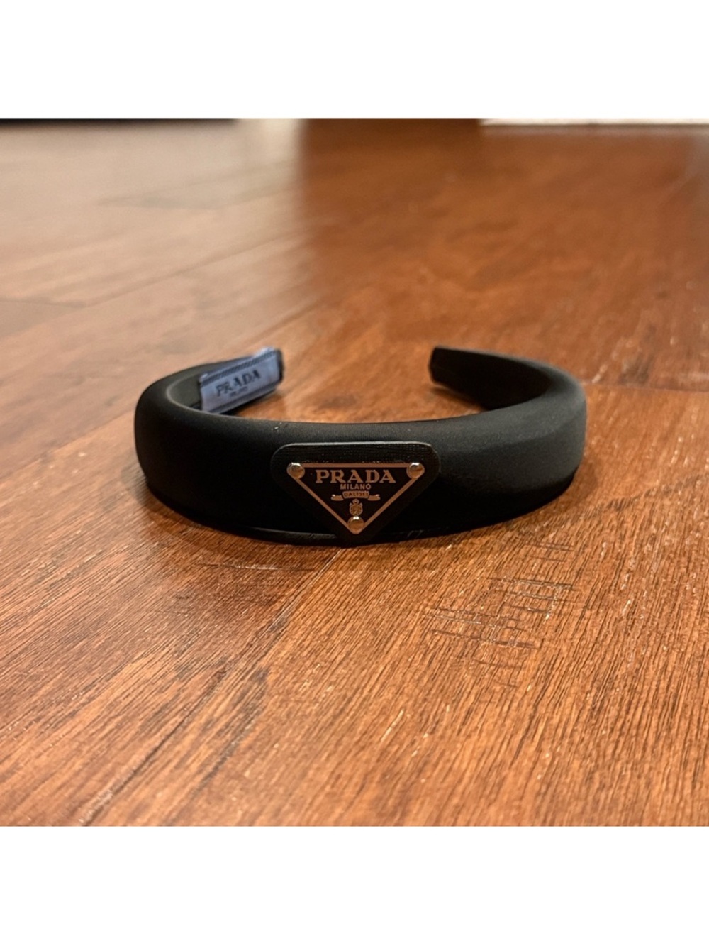 Luxury Black Logo Triangle Headband